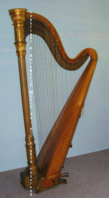Lyon & Healy Antique (1916) Gilded Model 20 harp