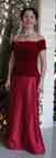 burgundy satin