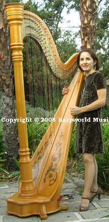 Encore pedal harp