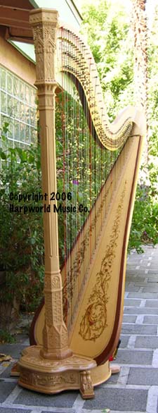 Venus Paragon concert grand harp